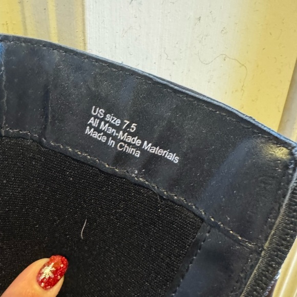 Very Volatile Black Knee High Women’s Boots Faix Leather Side Zipper Sz 7.5 - Picture 11 of 14